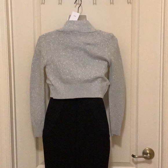 Bina sweater silver sparkle sweater size small NWT great for Holidays 🌹 - Picture 4 of 14